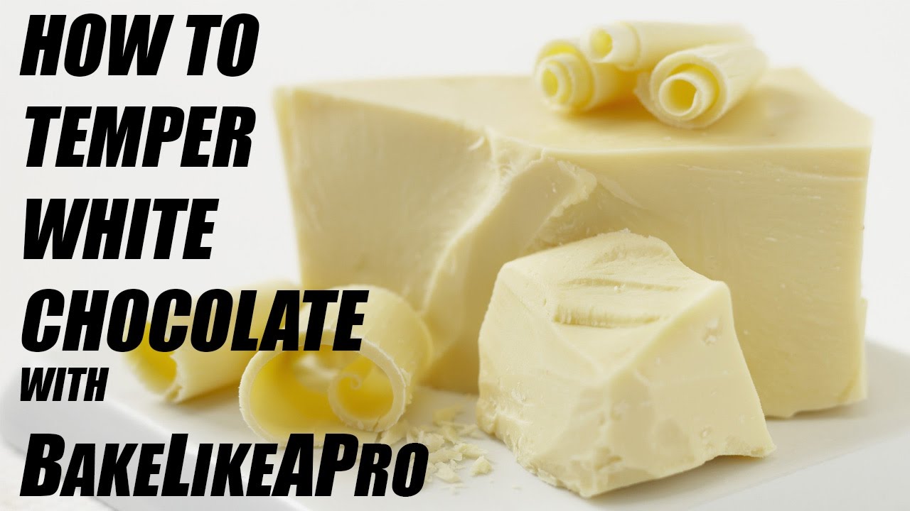 How To Temper White Chocolate Tutorial - Detailed BUT EASY !