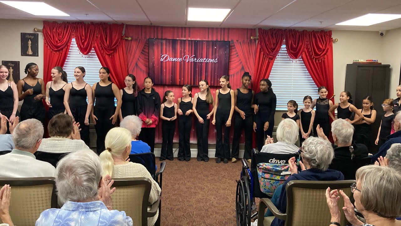 Student Dancers Bring Joy to Residents | Chateau Madeleine, Melbourne FL