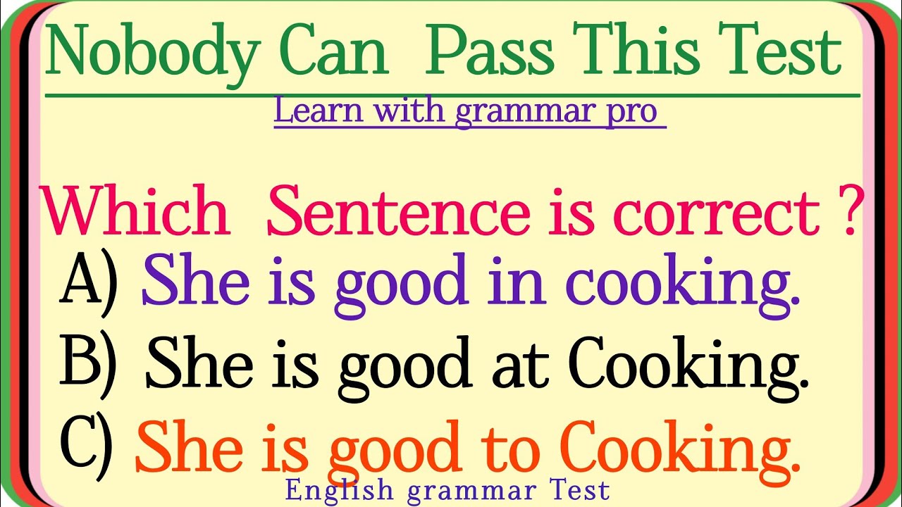 Mixed English Grammar Test ✨ Nobody Can Pass This Test 