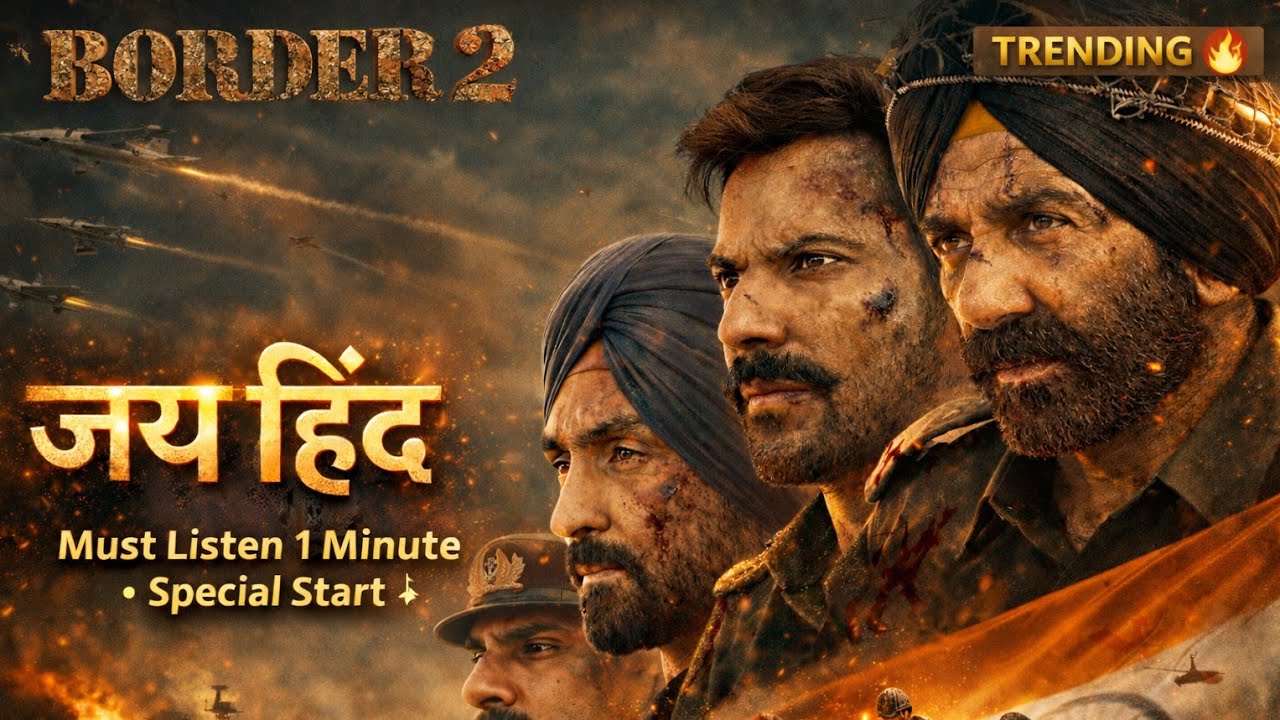 जय हिंद  | BORDER 2 Movie songs #border2  #newsong  #Border2 #border2trailer #border2movie