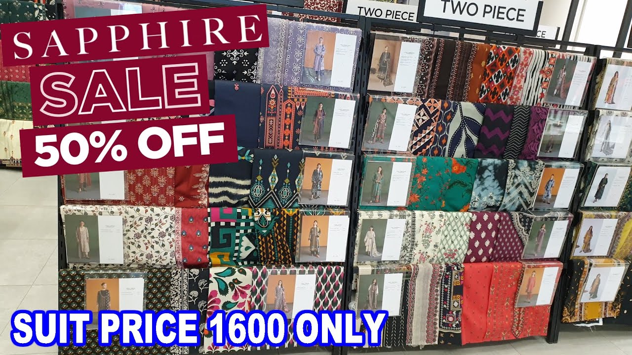 Sapphire 50% OFF Winter Sale On New Collection 8th December 2022