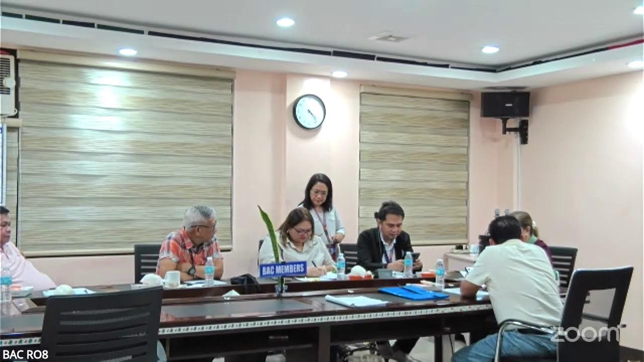 Procurement Livestream for DPWH Office VIII on December 2, 2025