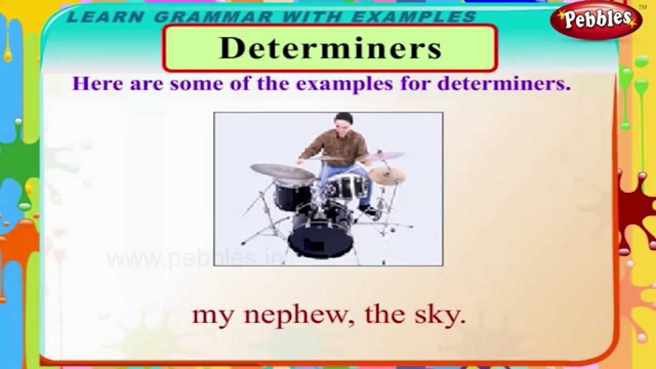 Determiners | English Grammar Lessons For Beginners | English Grammar For Kids