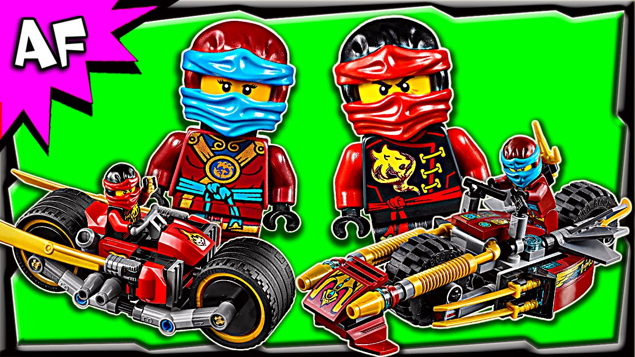 Lego Ninjago NINJA BIKE CHASE 70600 Stop Motion Build Review