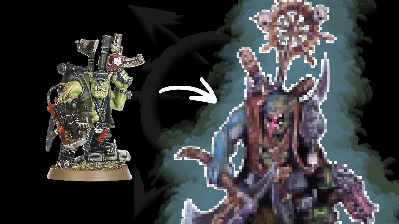 Chaos. Ork. KITBASH.