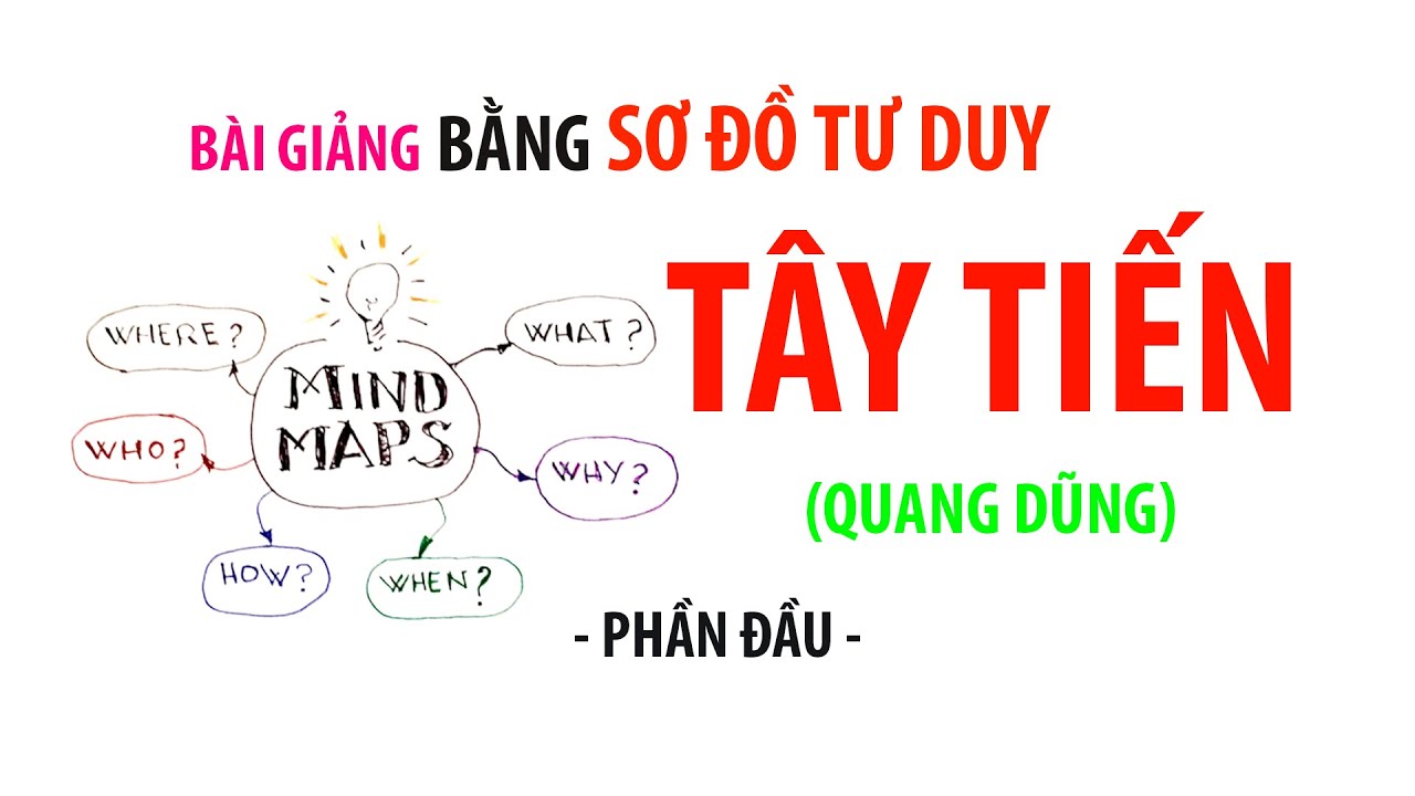 TÂY TIẾN | Bài giảng bằng sơ đồ tư duy dễ hiểu nhất (P.1)