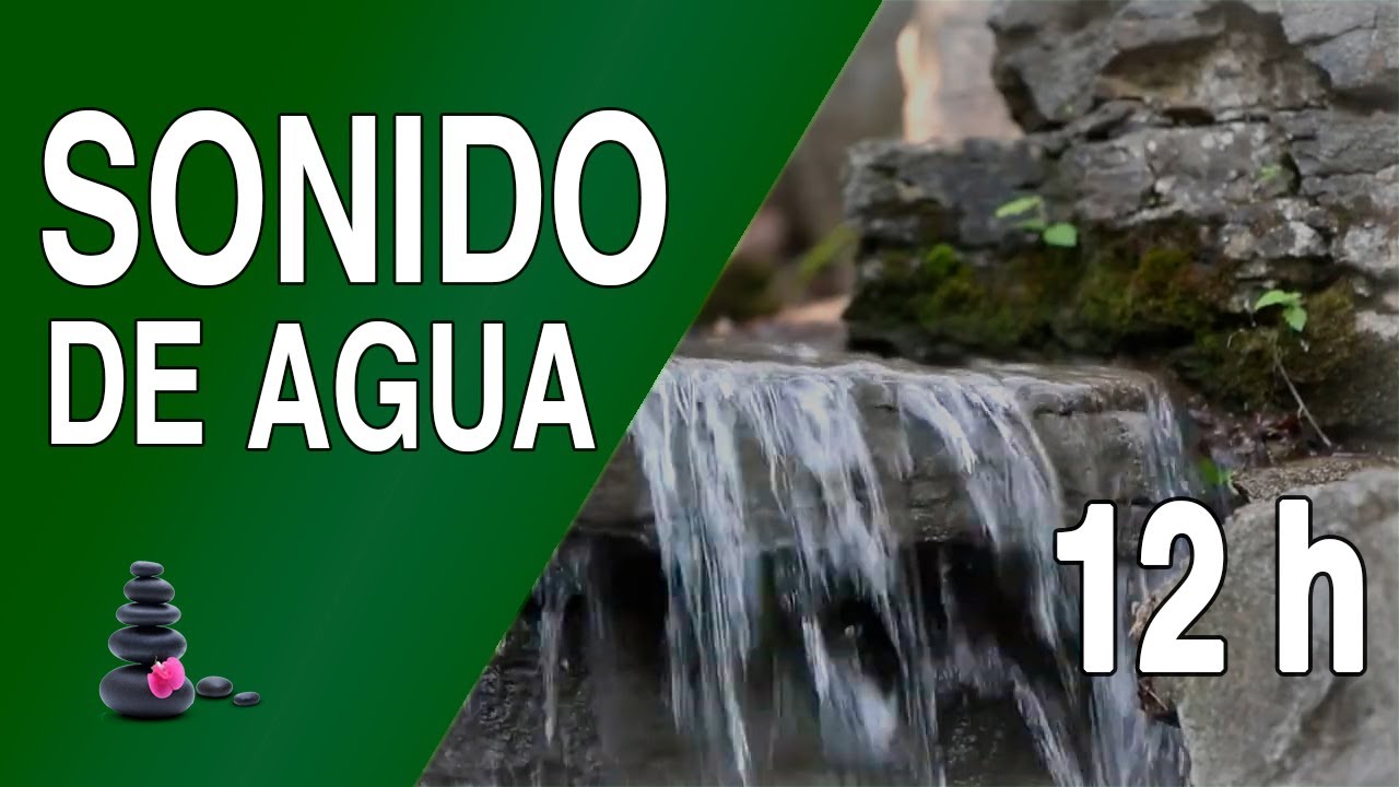 SONIDO DE AGUA CAYENDO SIN MUSICA 12 Horas 🍃 Sonido Relajante para Dormir  relajarse Meditar