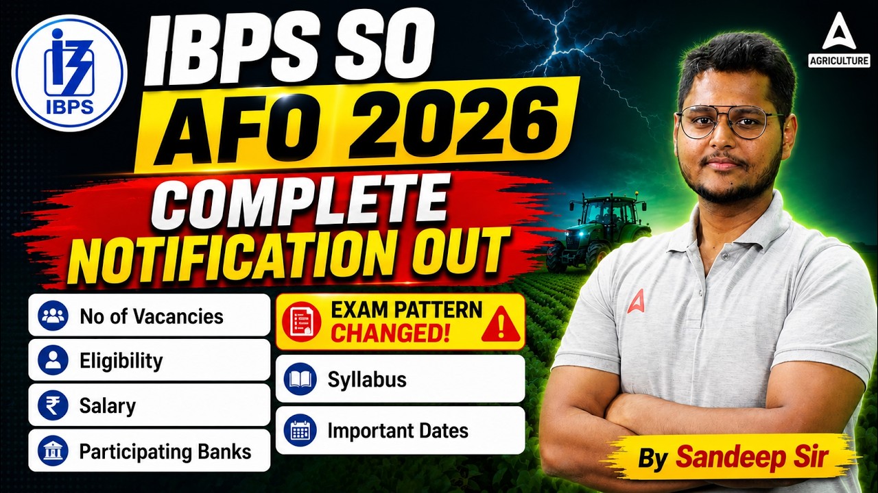 IBPS SO AFO Notification 2026 OUT | IBPS SO AFO Vacancy 2026 | IBPS SO AFO 2026 Notification