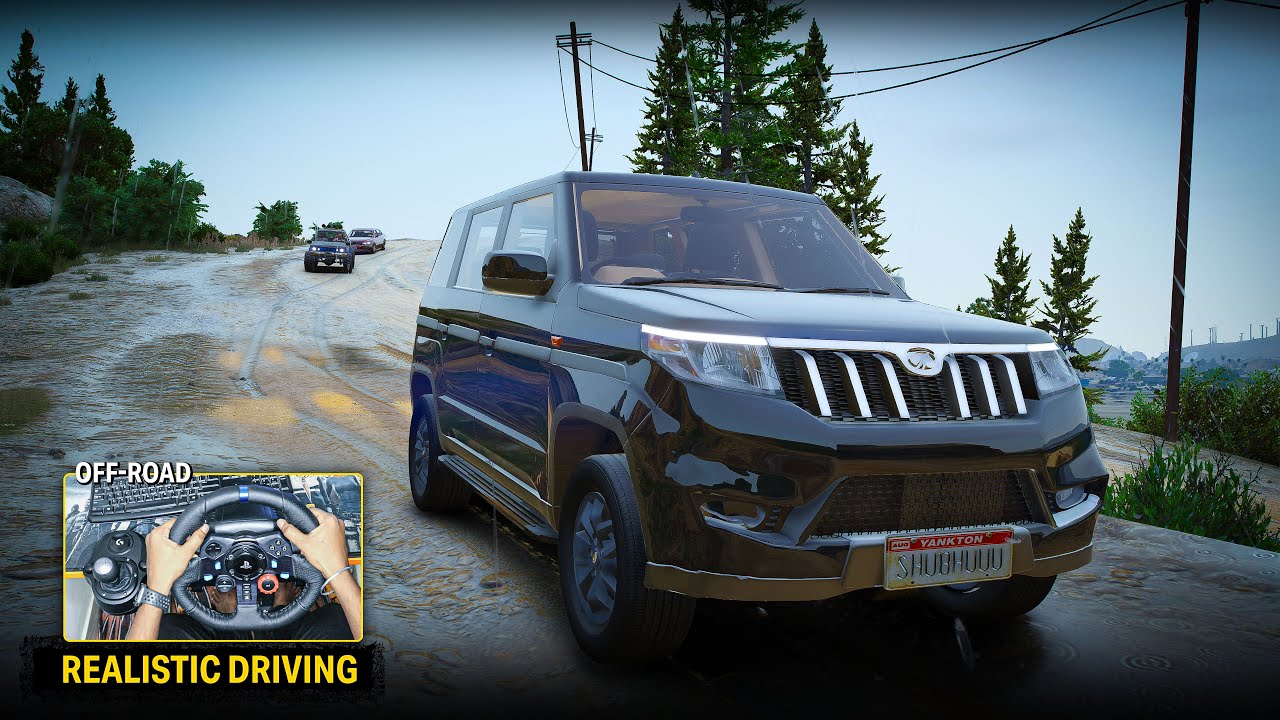Bolero Neo vs Mountain Mud 🌧️ | Realistic Suspension Test & Interior View