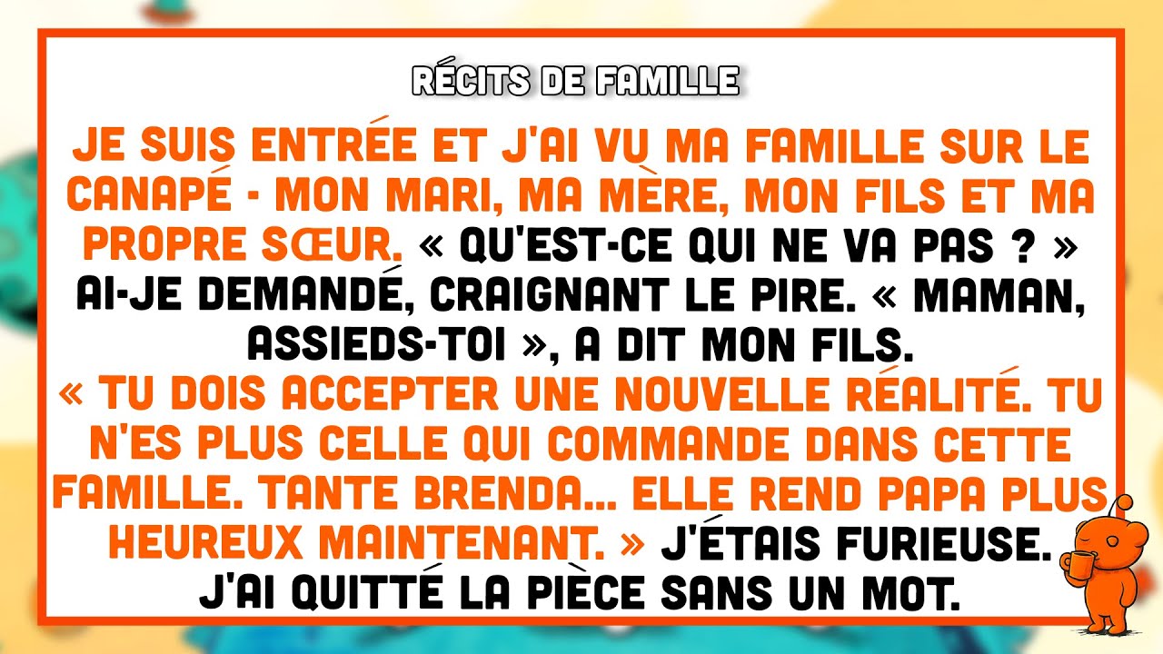 Ma sœur a sé_duit mon petit ami, et ma mère les a convaincus de se marier. Des années plus tard,...