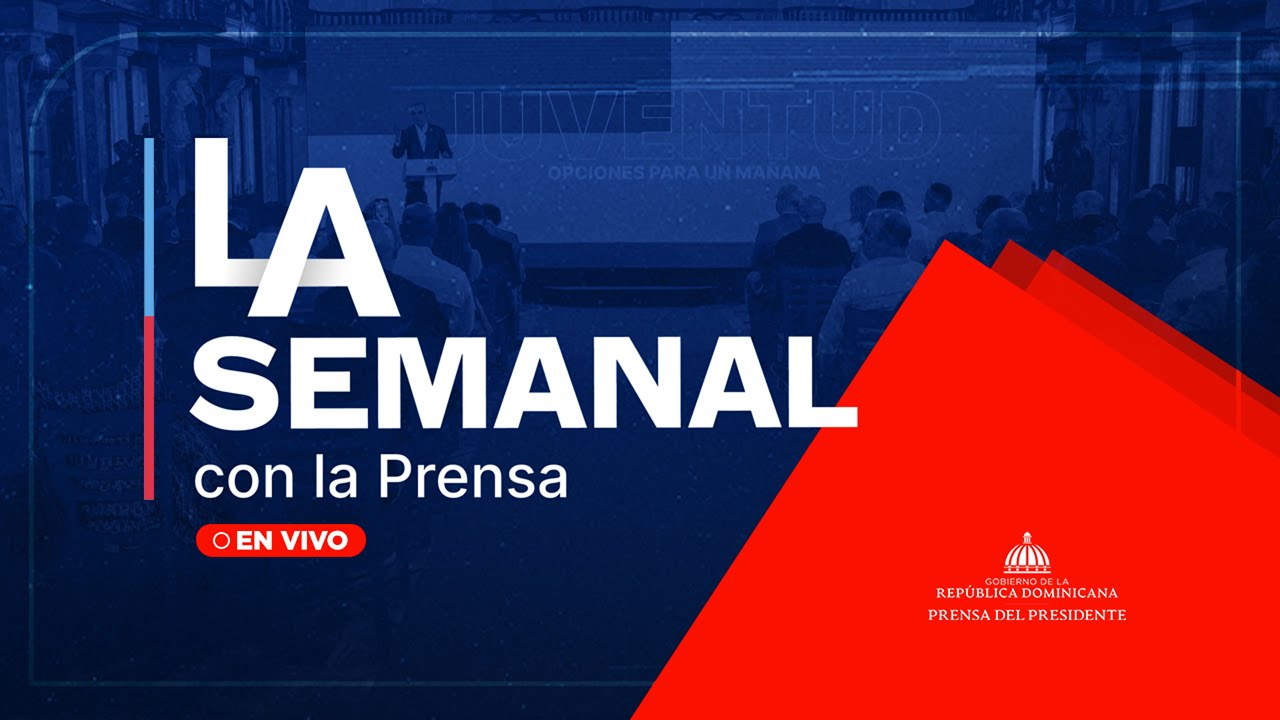 🔴 EN VIVO | Presidente Abinader en LA Semanal con la Prensa | 8.12.2025