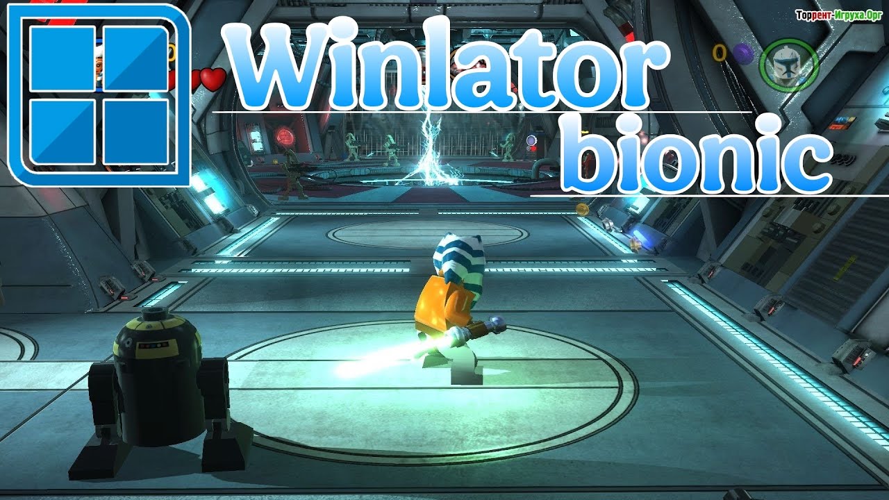 Lego star Wars III:the clone wars on mobile phone (Winlator)