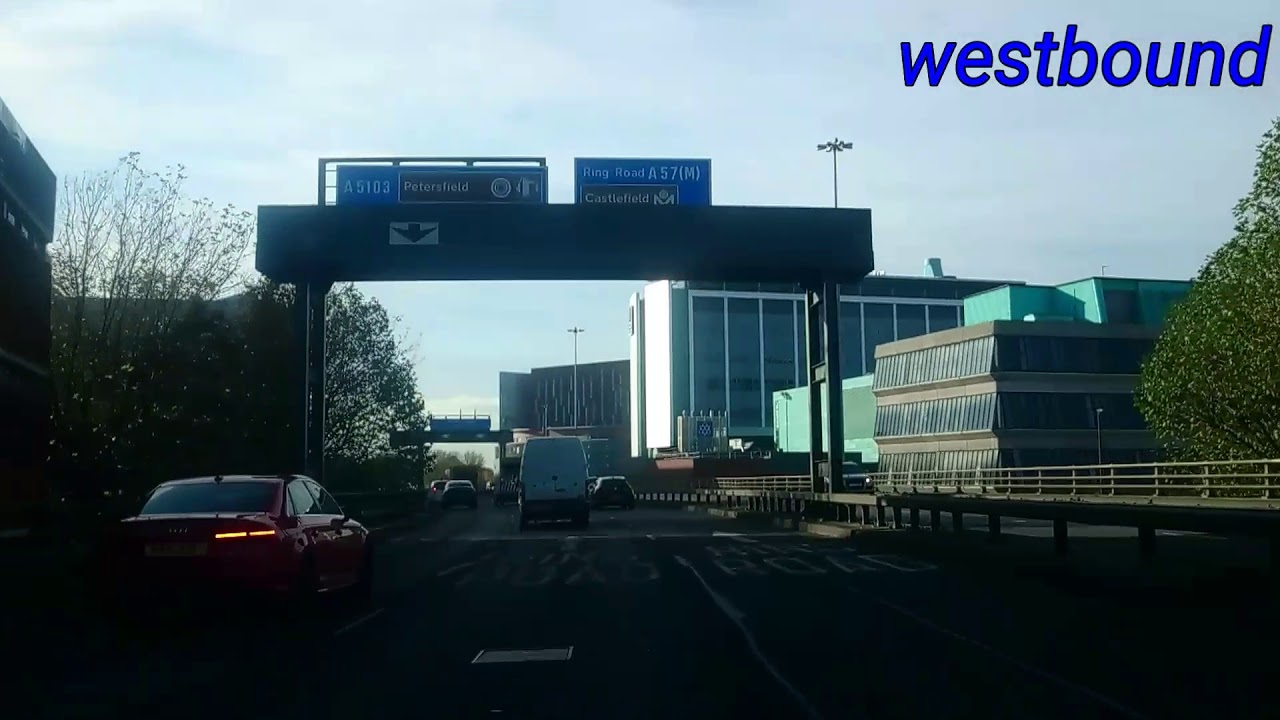 A57m Mancunian Way drive