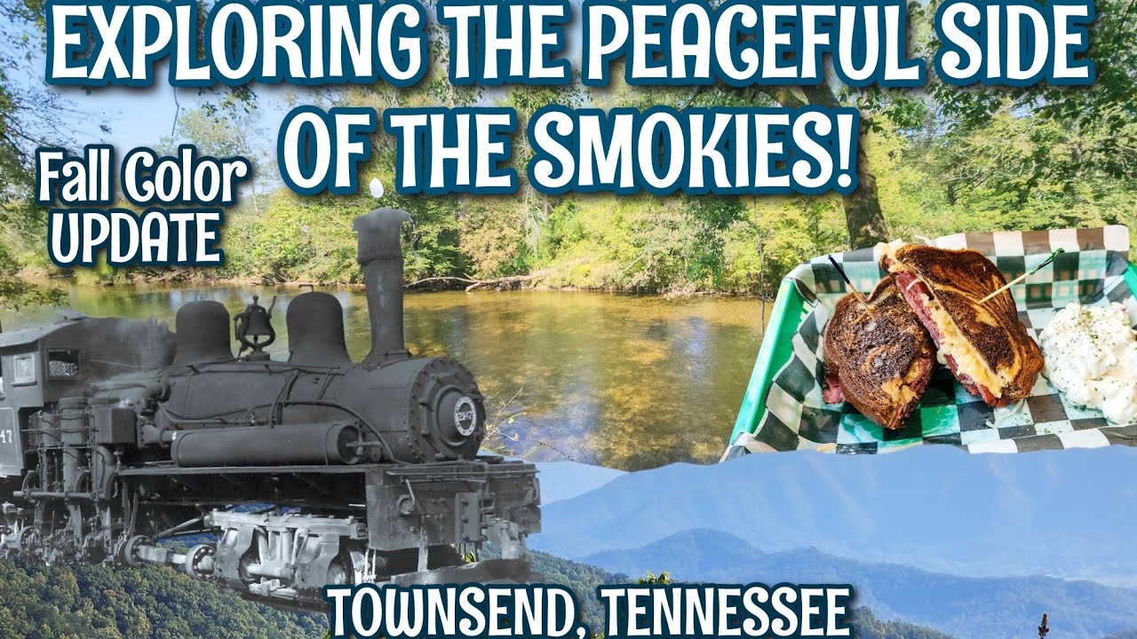 GOOD VIBES ON THE RIVER TOWNSEND! RAILROAD  & FOOTHILLS PARKWAY FALL IN THE SMOKIES! TENNESSEE