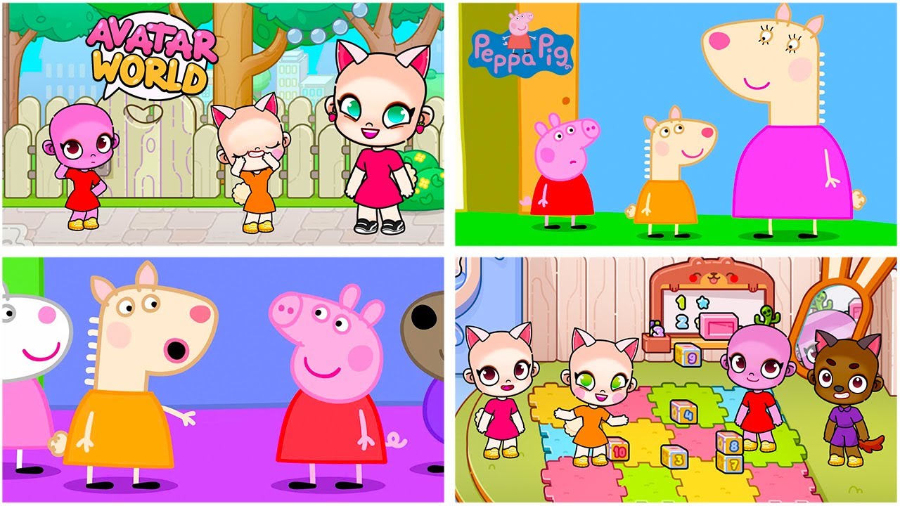 Peppa Pig in Avatar World | Talking | Lotte Llama