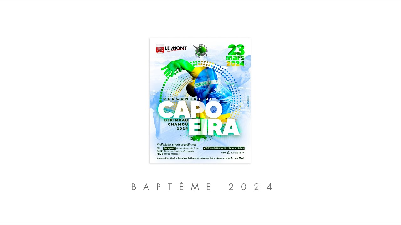 MOMENTOS DE CAPOEIRA / Capoeira Arte Da Terra / Batizado 2024 / Suiça