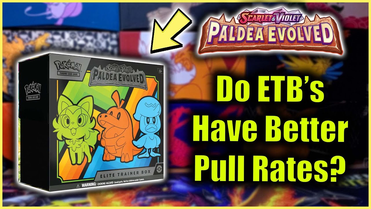 Better Pull Rates Pokémon TCG Scarlet & Violet Paldea Evolved Elite Trainer Box Opening