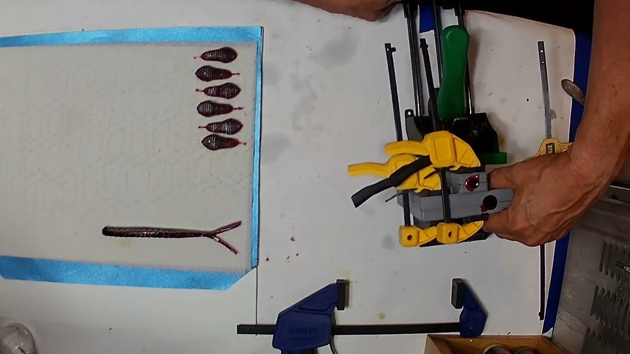 Budget pouring soft plastics and 100 Subs Giveaway