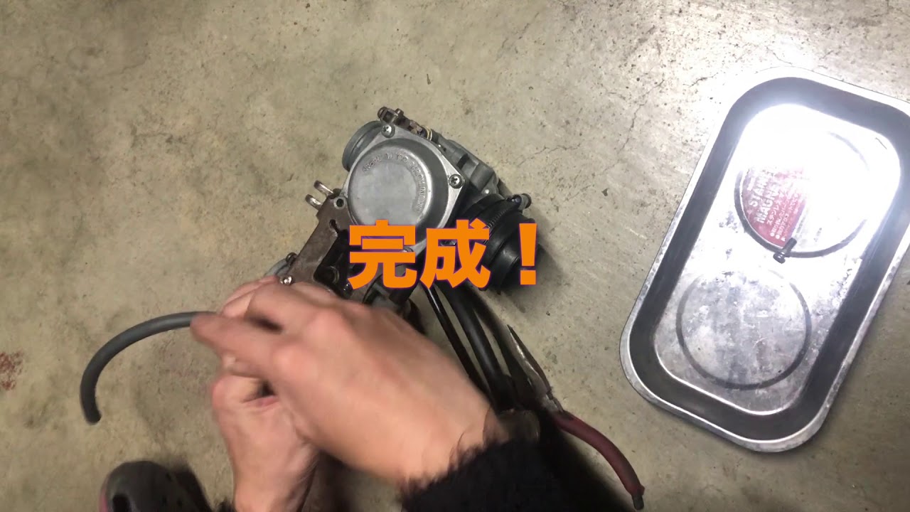 GS400キャブ調整&同調