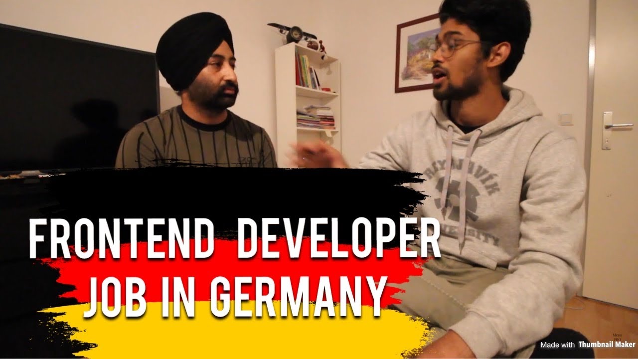 FRONTEND DEVELOPER JOB IN GERMANY