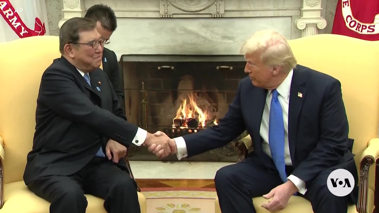 Trump, Ishiba declare &lsquo;new golden age&rsquo; for US-Japan ties | VOA News