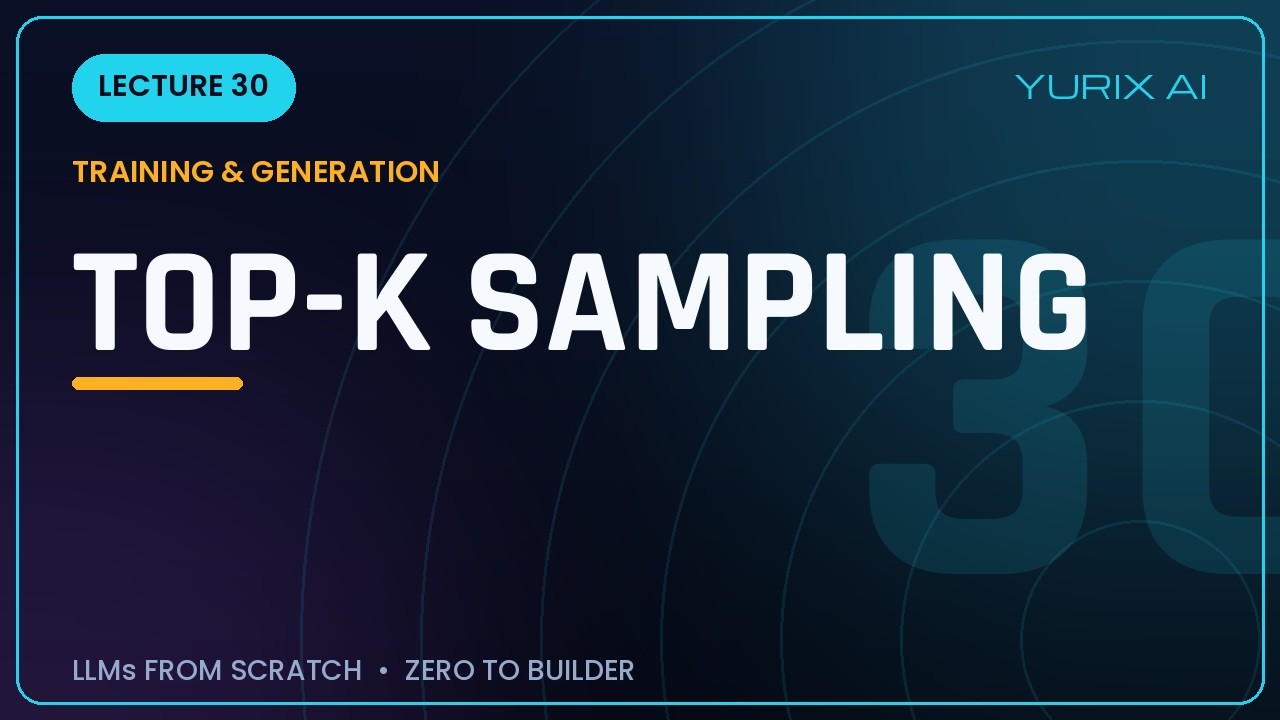 Top-k Sampling Explained and Coded From Scratch | LLMs #30, 2026 #viral # trending