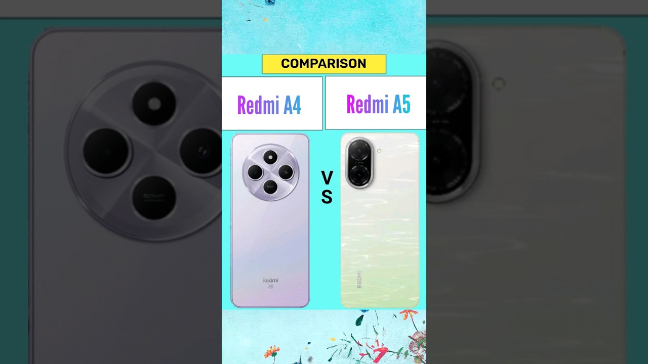 Redmi A4 5G 🆚 Redmi A5 5G