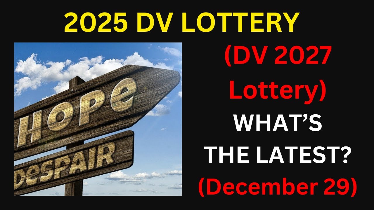 Лотерея DV 2027 &mdash; последние новости (29 декабря)