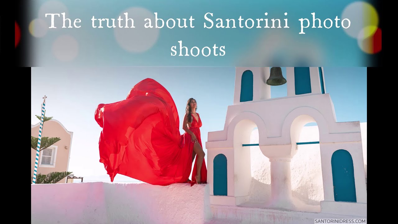 Crazy expensive photo shoot in Santorini