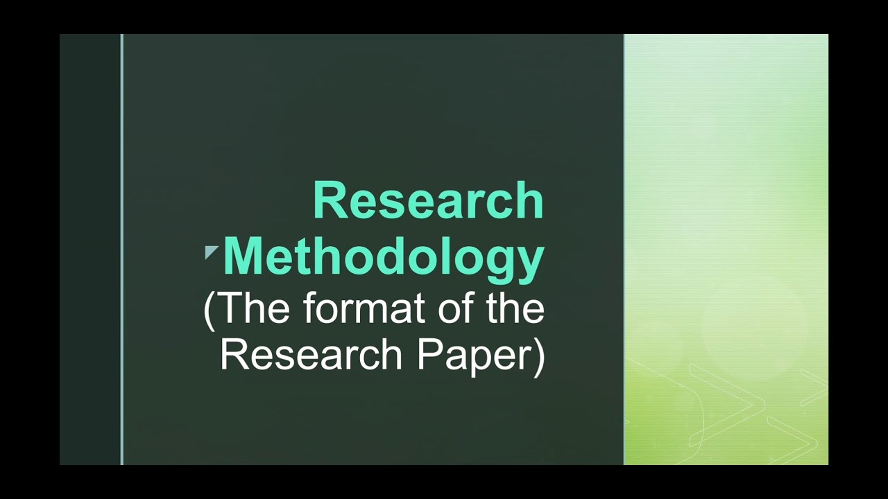 Research methodology explanation in tamil || format of the research paper || ph.d, pgtrb,polytechnic