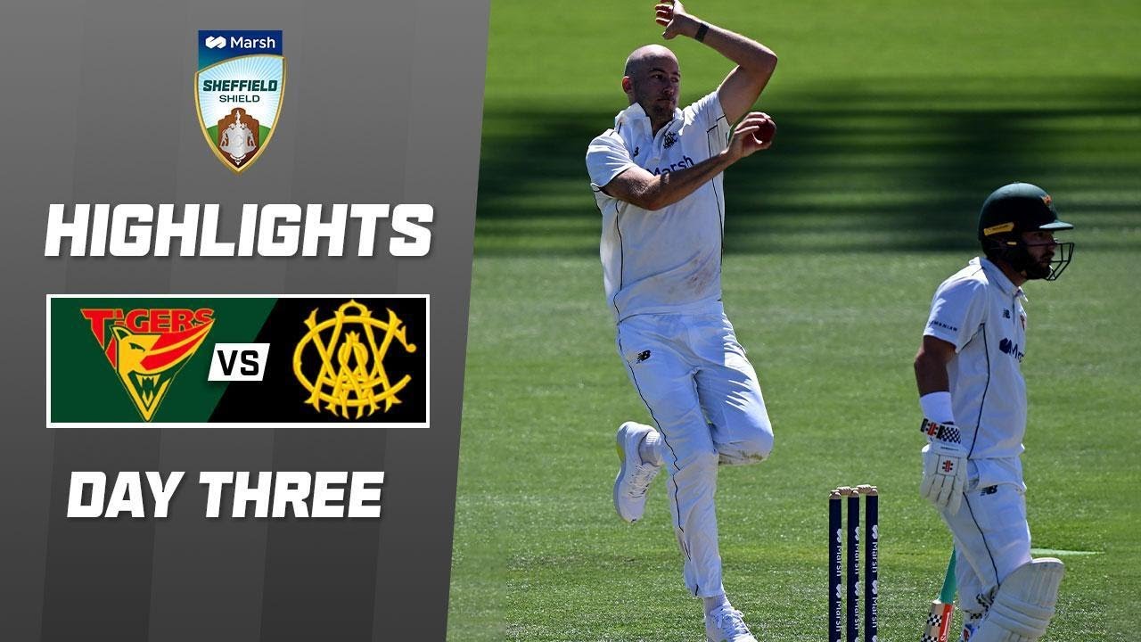 Tasmania v Western Australia | Sheffield Shield 2023-24 | Day 3