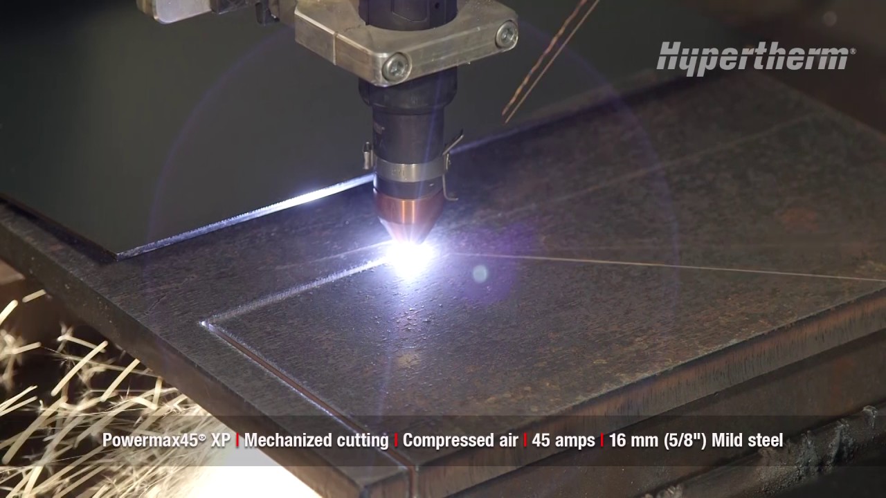 Powermax45 XP mechanized cutting - 16mm mild steel