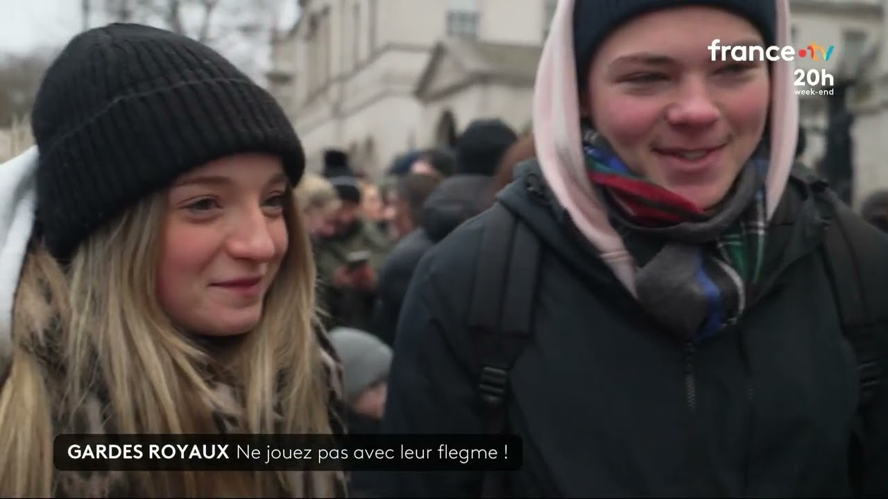 Reportage de France 2 sur les gardes royaux à Londres