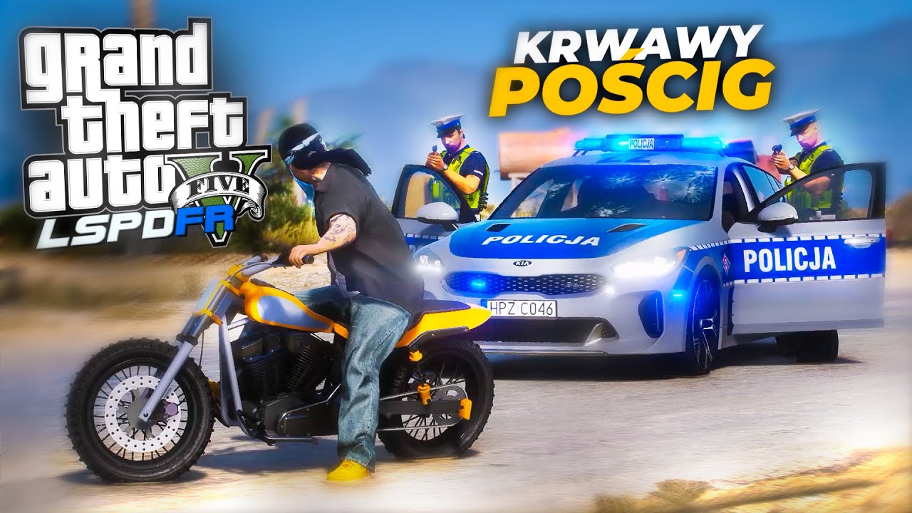 Polska Policja - Krwawy Pościg🩸🏍| Grupa 'SPEED' | LSPDFR