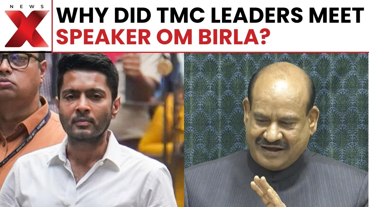 Video | TMC Parliament Meeting: Abhishek, Kalyan Meet Om Birla at Parliament House | NewsX