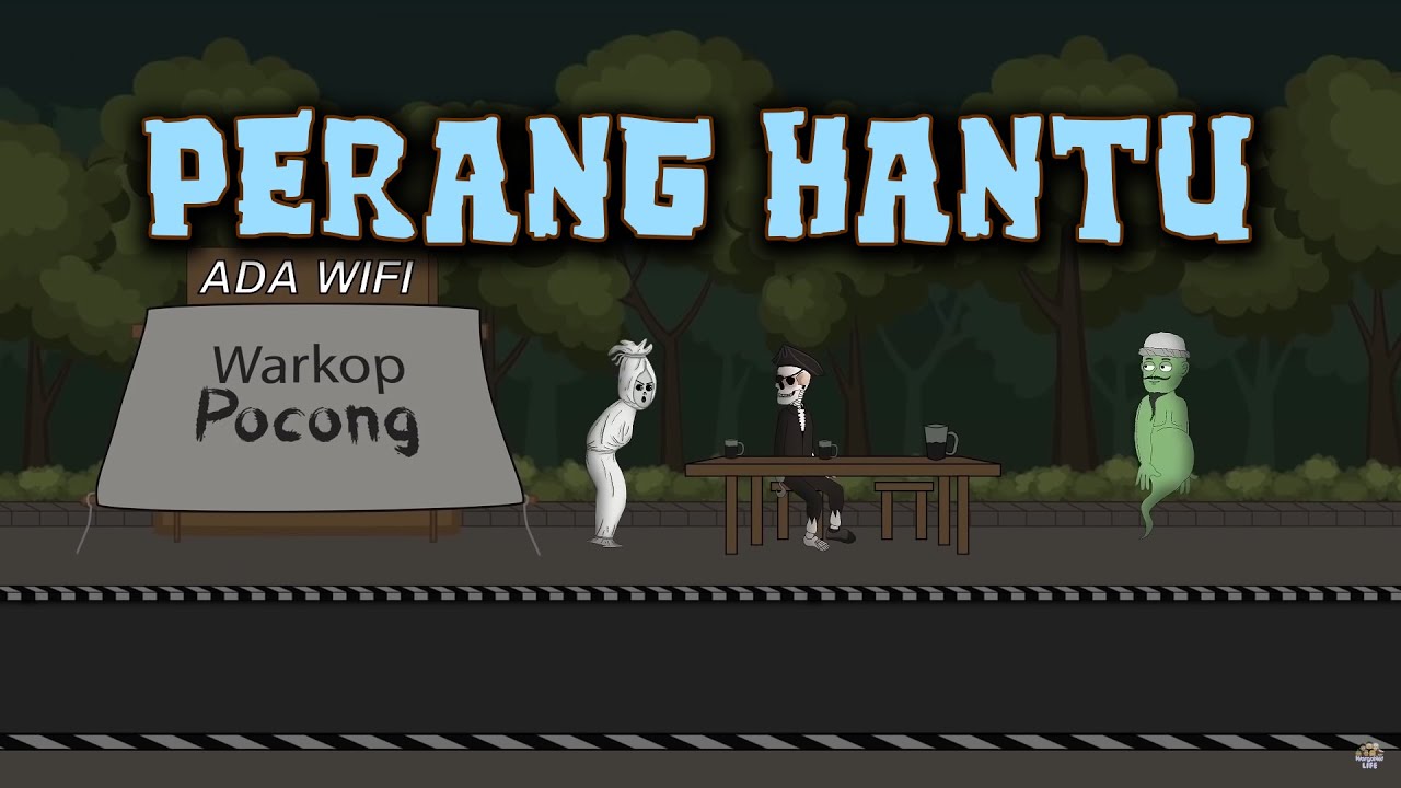 Ghost War - Warganet Life - Funny Cartoon Horror Animation