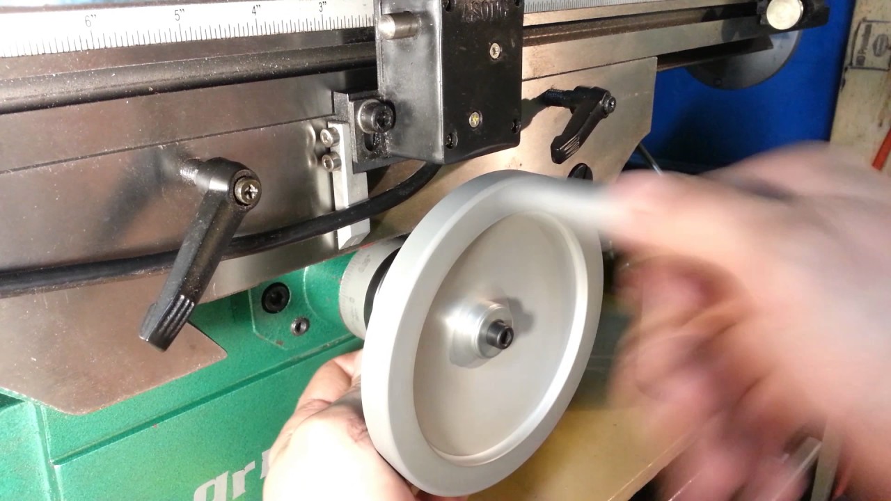 Grizzly G0761 (RF45) Y-axis fix for handwheel and dial thumb screw