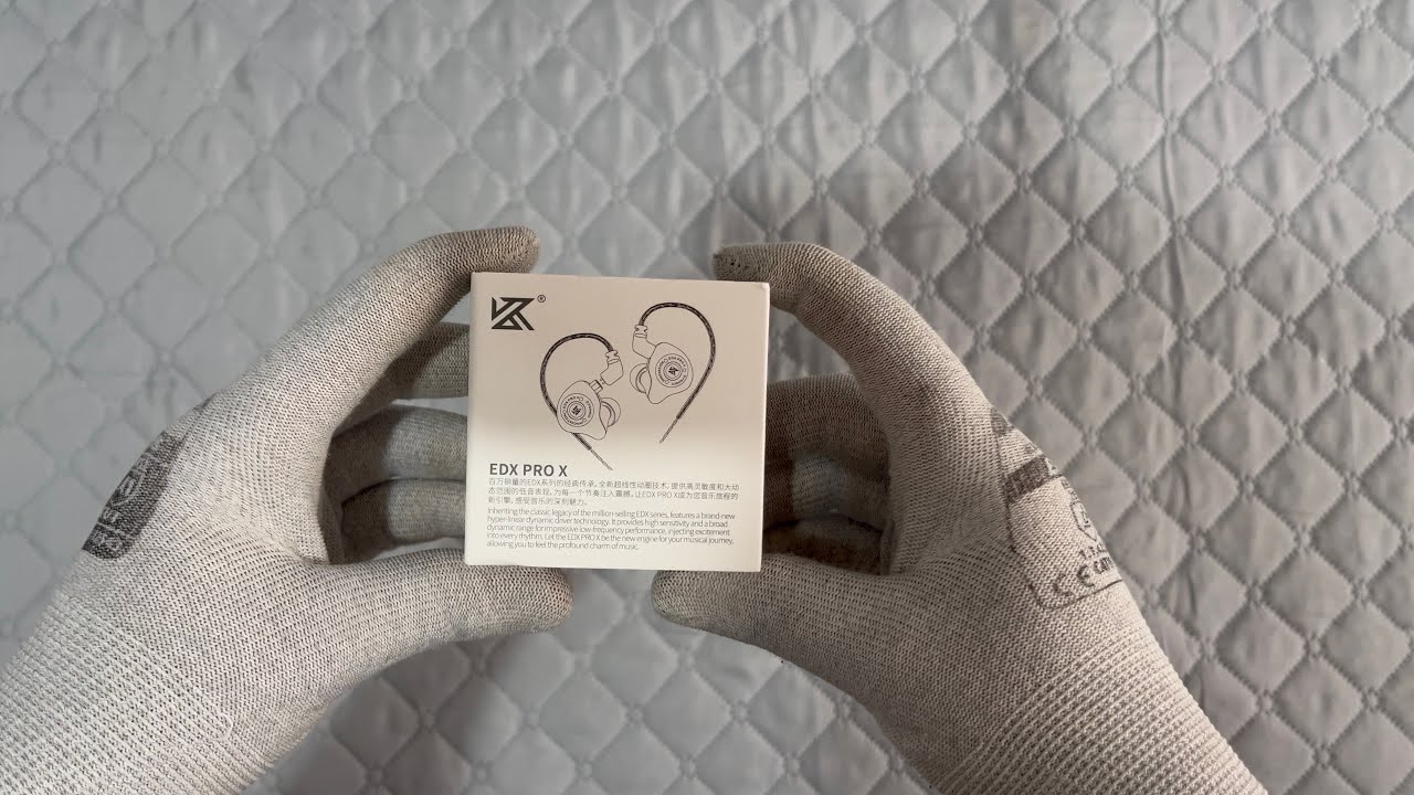 Unboxing the KZ EDX PRO X (Black, With Mic)