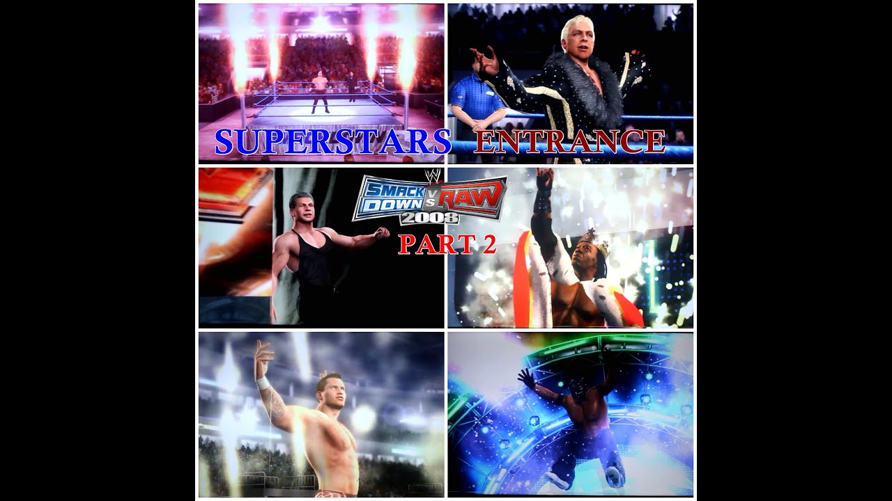 WWE SmackDown VS RAW 2008 - WWE Superstar Entrance (PS3) Part 2