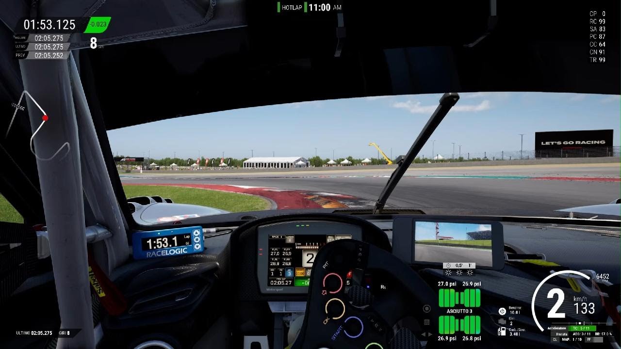 ACC COTA Hotlap 2:05:115 Ferrari 296GT3