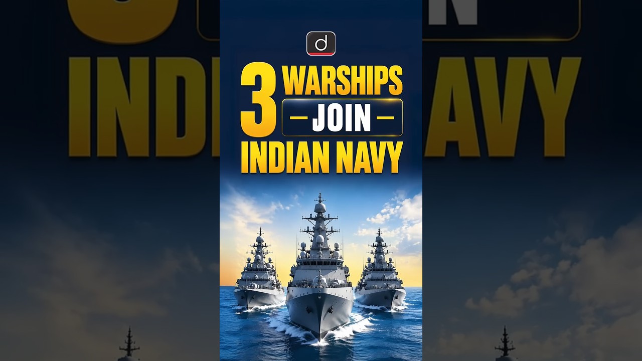 New Naval Warships | INS Dunagiri, Agray & Sanshodhak | Drishti IAS English #shorts #navy #defence