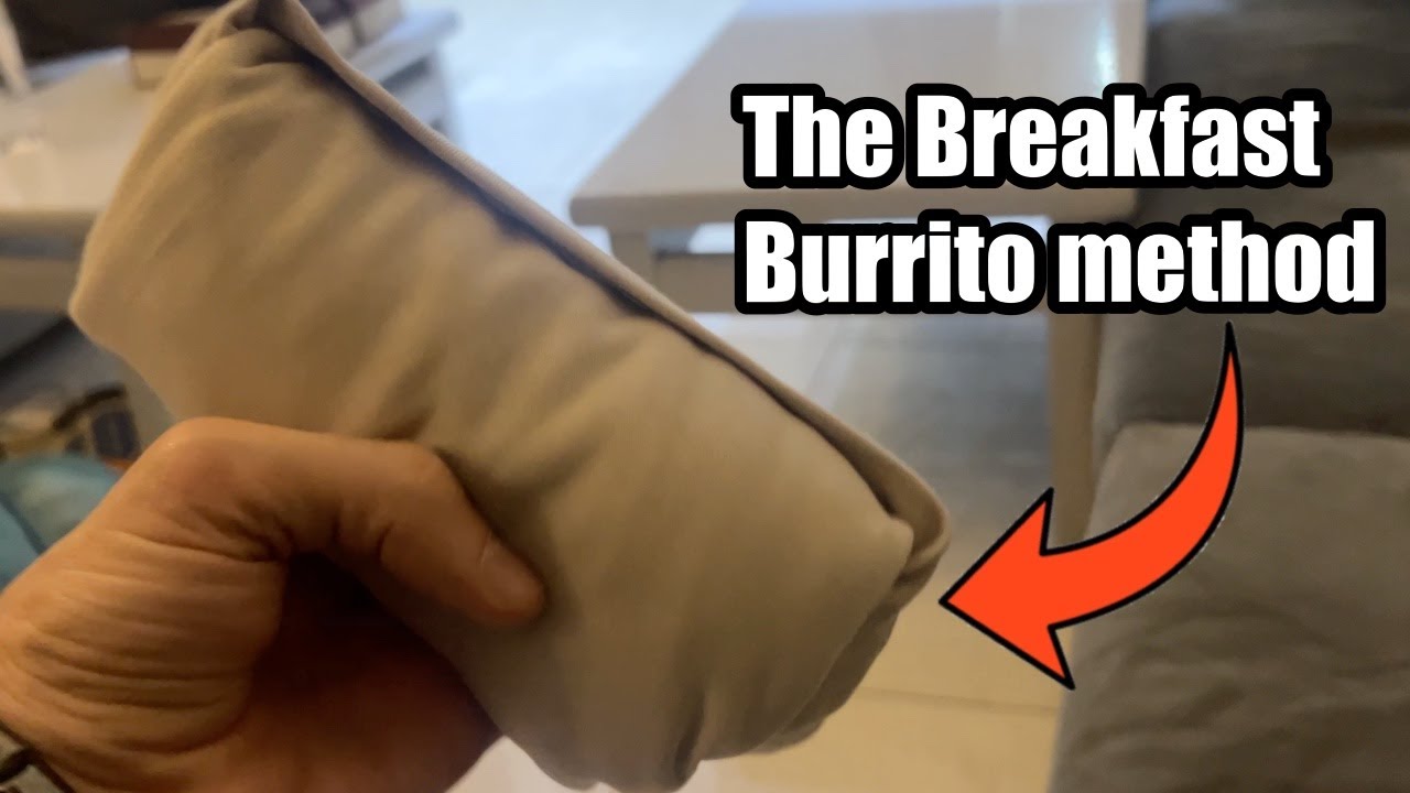 How to fold clothes for travel