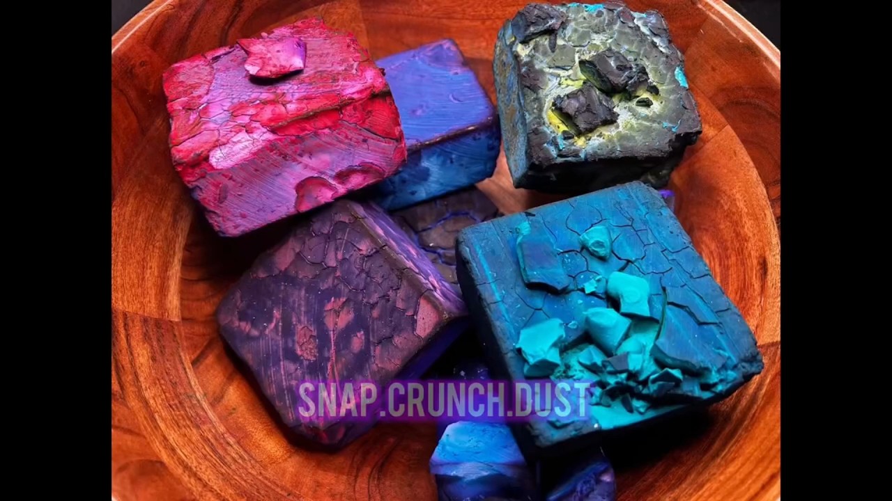 BSN dusty soft Dyed Gym Chalk an mud refrom @snap_crunch_dust @attitudegirlasmr
