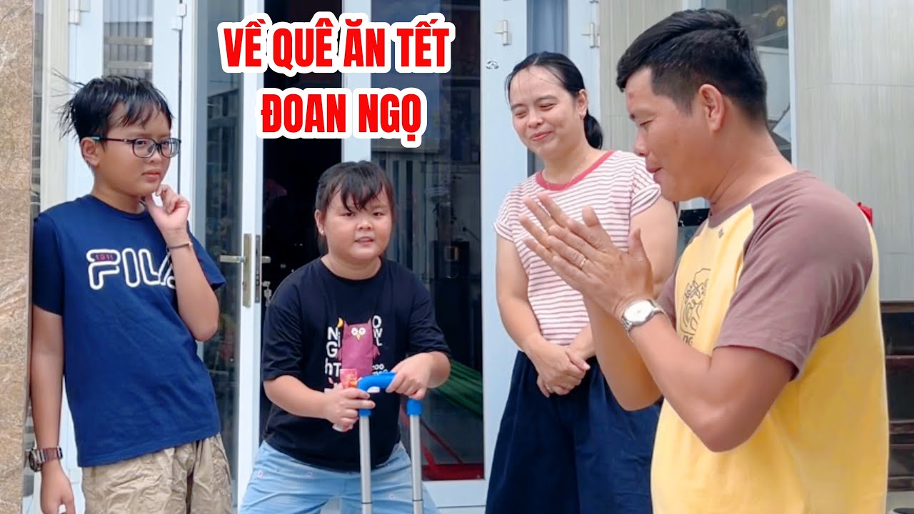 Gia đình Khương Dừa về quê ăn Tết Đoan Ngọ nhưng Trà Sữa lại lèm bèm…