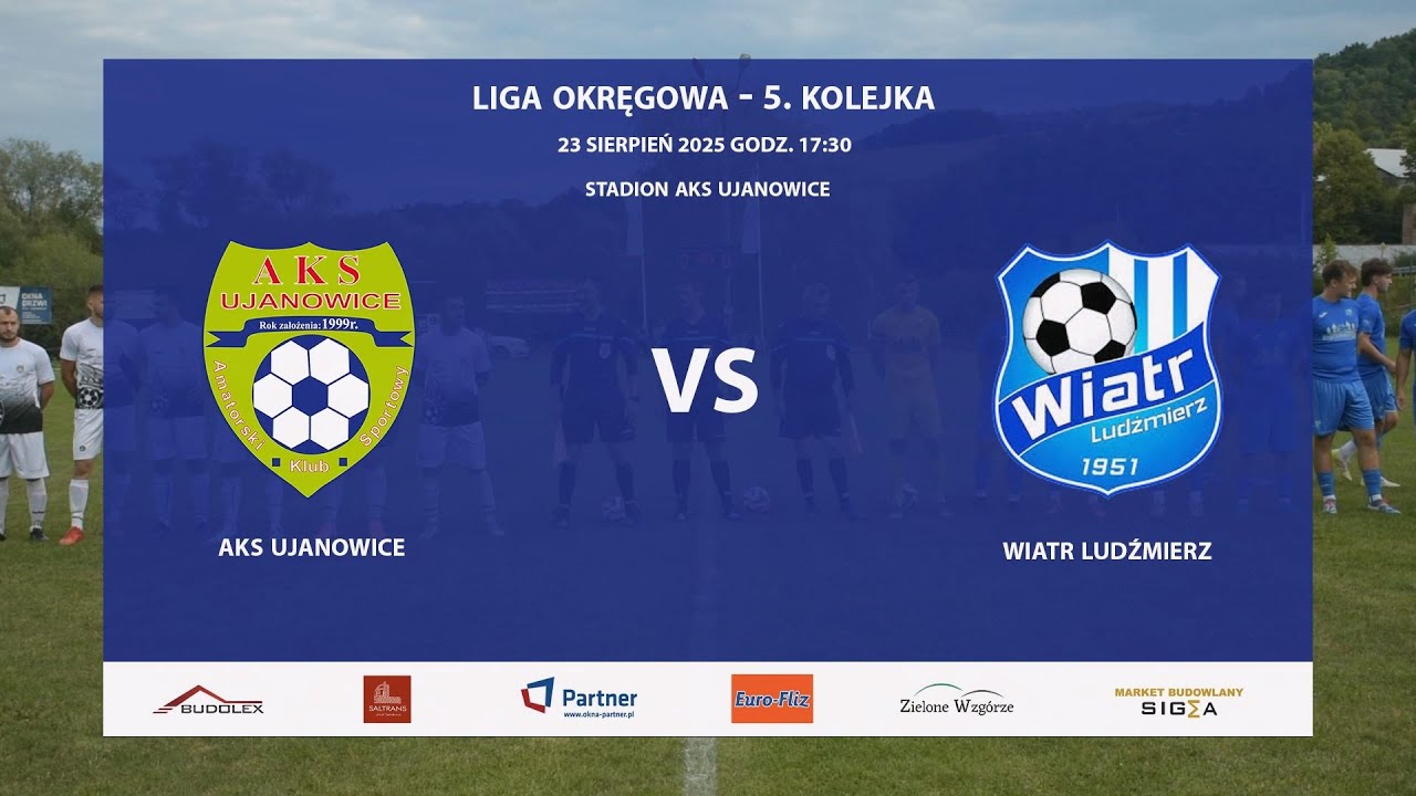 AKS Ujanowice - Wiatr Ludźmierz, 2025-08-23, Liga Okręgowa Limanowsko-Podhalańska 2025/26