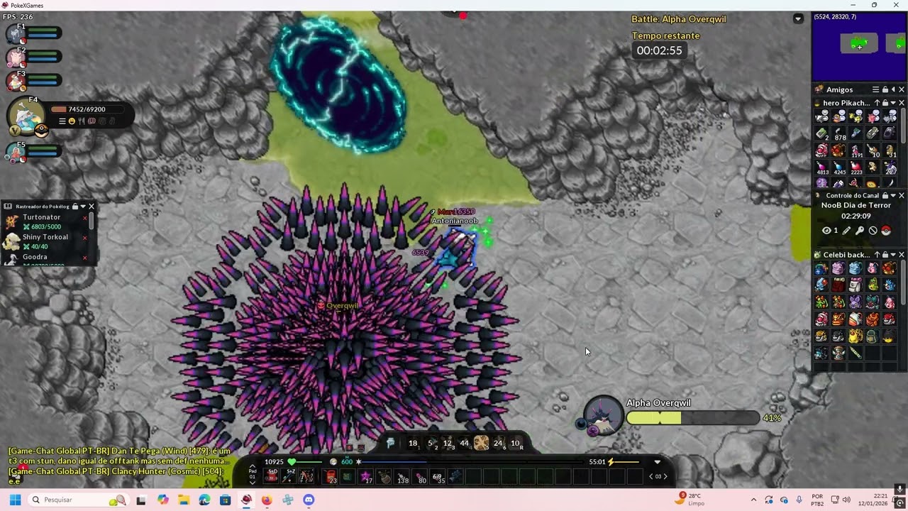 TM Marowak Vs Overqwil Dificuldade Grande Master