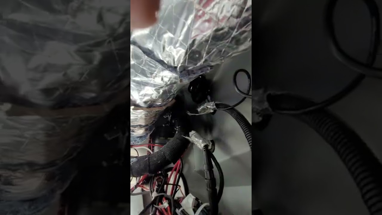 chinese diesel heater installer in a hewes craft boat overview.