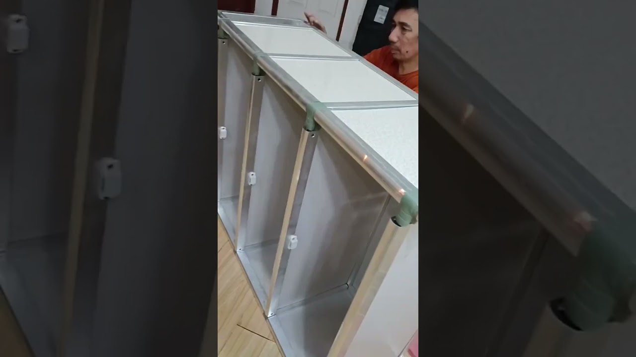 UNBOXING STAINLESS KITCHEN CABINET FROM SHOPEE❣️