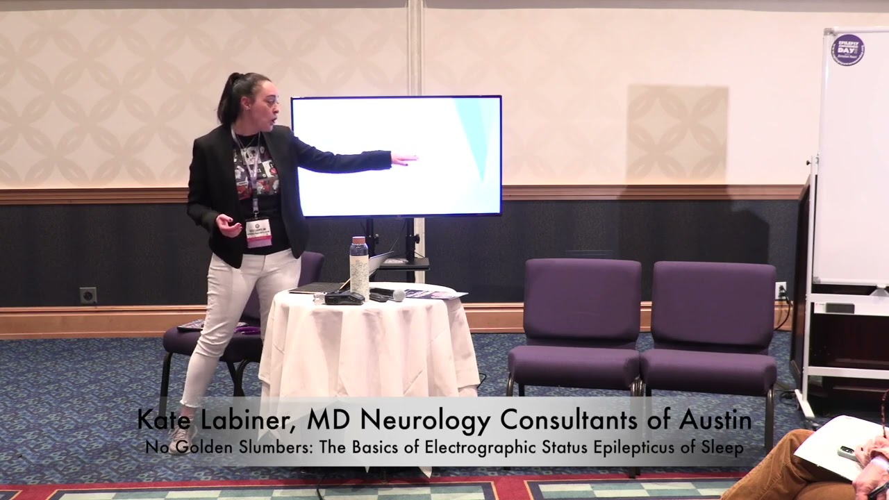 Dr. Kate Labiner speaks on ESES ( Electrographic Status Epilepticus in Sleep) Seizures and Autism