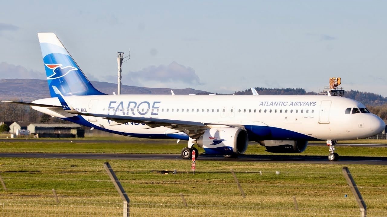 Atlantic Airways A320NEO Sunny Takeoff to Copenhagen | GLA Planespotting | JSM Aviation